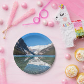 Reflection op Lake Louise - Banff NP, Canada Papieren Bordje (Feest)