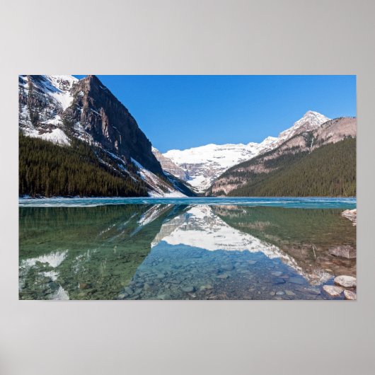 Reflection op Lake Louise - Banff NP, Canada Poster (Voorkant)