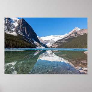 Reflection op Lake Louise - Banff NP, Canada Poster
