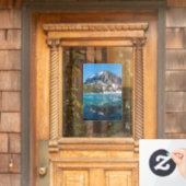 Reflection op Lake Louise - Banff NP, Canada Raamsticker (Huis Deur)