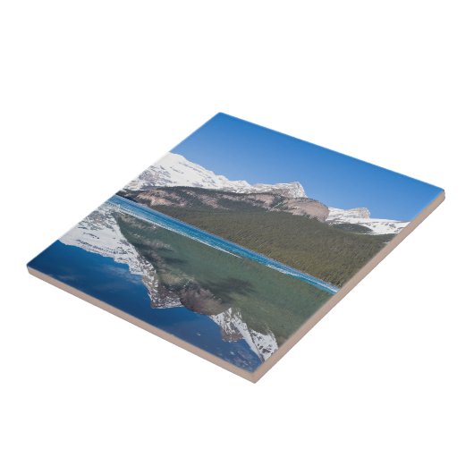 Reflection op Lake Louise - Banff NP, Canada Tegeltje (Zijkant)