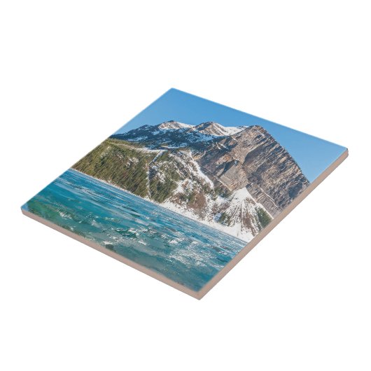 Reflection op Lake Louise - Banff NP, Canada Tegeltje (Zijkant)