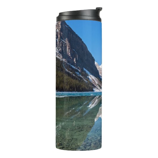 Reflection op Lake Louise - Banff NP, Canada Thermosbeker (Gedraaid links)