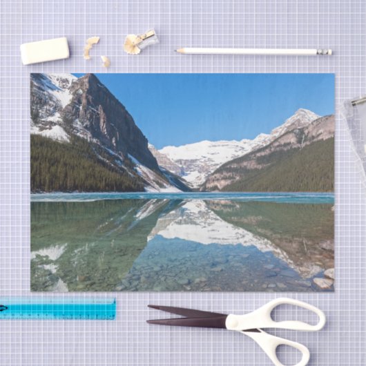 Reflection op Lake Louise - Banff NP, Canada Tissuepapier (Craft)