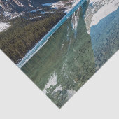 Reflection op Lake Louise - Banff NP, Canada Tissuepapier (Detail)