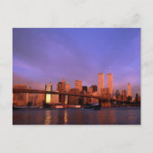 Reflection PC Twin Towers World Trade Center NYC Briefkaart (Voorkant)