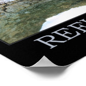 Reflection Rock Wall in water 3 Inspirerend Poster (Hoek)