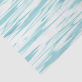 'Reflection' Soft Turquoise Abstract Tissuepapier (Detail)