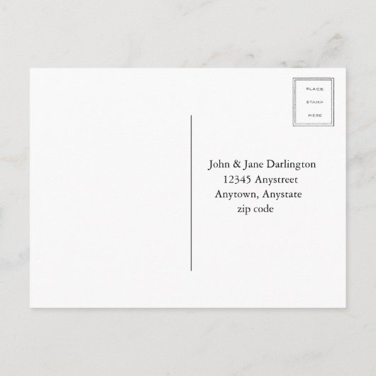 Reflection spiegelbeeld Uitnodiging grijs (Achterkant)