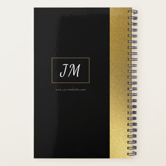 Reflections Gold Gepersonaliseerde Custom Planner (Achterkant)