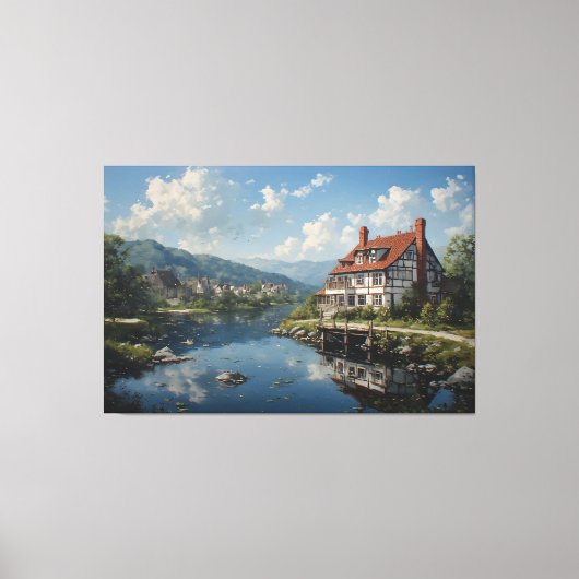 Reflections of Silence Canvas Afdruk (Voorkant)