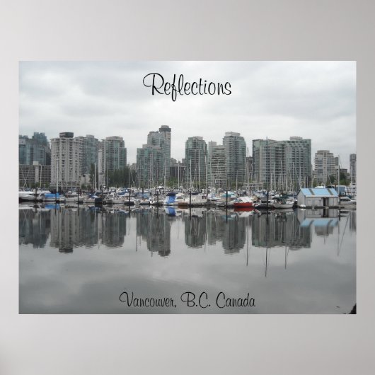 Reflections - Vancouver, B.C. Poster (Voorkant)