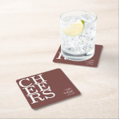 Reflections Wedding Cheers Cinnamon Roos ID774 Kartonnen Onderzetters (Insitu)
