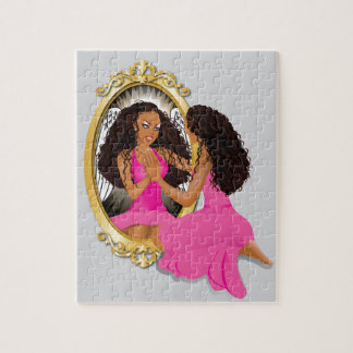 Reflectiroze voor vrouwen legpuzzel