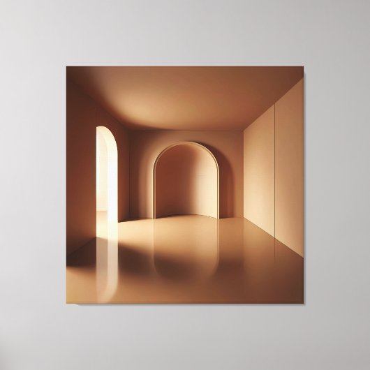 Reflective Arch Space Canvas Afdruk (Voorkant)