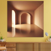 Reflective Arch Space Canvas Afdruk (Insitu (Woonkamer))