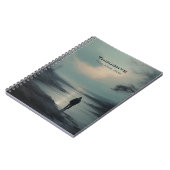 Reflective Solitude - Customizable Notebook Notitieboek (Linkerzijde)