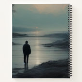 Reflective Solitude - Customizable Notebook Notitieboek (Achterkant)
