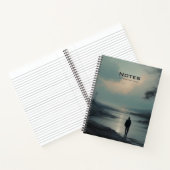 Reflective Solitude - Customizable Notebook Notitieboek (Binnen)