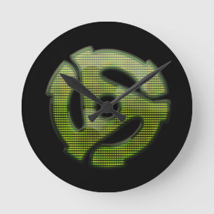 Reflector 45-rpm ronde klok