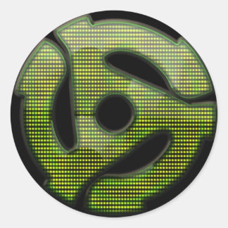 Reflector 45 rpm ronde sticker