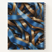 Reflejos Azul y Bronce Notitieboek (Achterkant)