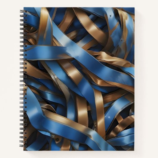 Reflejos Azul y Bronce Notitieboek (Voorkant)