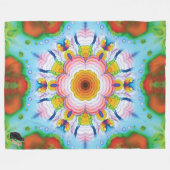 Reflex Kaleidoscope Fleece Blanket (Voorkant (Horizontaal))