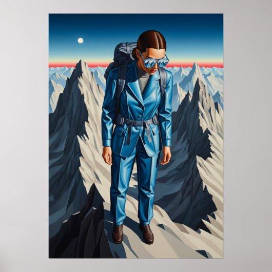 RÉFLEXION DANS LE FROID (Reflectie in de Kou) - Poster (Voorkant)