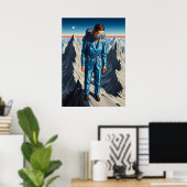 RÉFLEXION DANS LE FROID (Reflectie in de Kou) - Poster (Thuiskantoor)