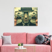 Reflexiviteit  canvas afdruk (Insitu (Woonkamer))