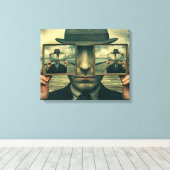 Reflexiviteit  canvas afdruk (Insitu (Houten vloer))