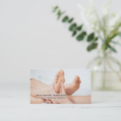 Reflexologie Acupressuur Voet Massage therapeut Visitekaartje (Staand voorkant)