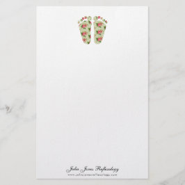 reflexologie chiropody podiatry podiatry-voetpapie briefpapier