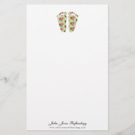 reflexologie chiropody podiatry podiatry-voetpapie briefpapier