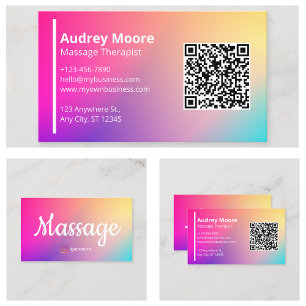 Reflexologie Chiropractie Reiki Wellness Massage Visitekaartje