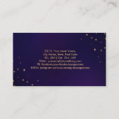 Reflexologie - Kleurrijke Ying Yang Ornament Visitekaartje (Achterkant)