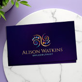 Reflexologie - Kleurrijke Ying Yang Ornament Visitekaartje