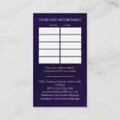 Reflexologie - Kleurrijke Ying Yang symbool Visitekaartje (Achterkant)