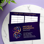 Reflexologie - Kleurrijke Ying Yang symbool Visitekaartje