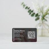 Reflexologie massagetherapie Sjablonen ontwerp Visitekaartje (Staand voorkant)