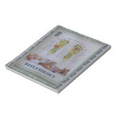 REFLEXOLOGIE Poster Notitieblok (Linkerzijde)