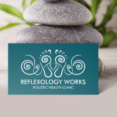 Reflexologie - Spiraal Ornament Visitekaartje