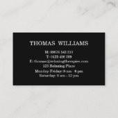 Reflexologie Visitekaartje (Achterkant)