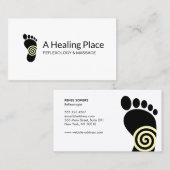 Reflexologie voet Logo Visitekaartje (Voorkant / Achterkant)