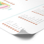 Reflexologie voetdiagram poster (Hoek)