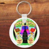 reflexologische voetkaart sleutelhanger (Voorkant)