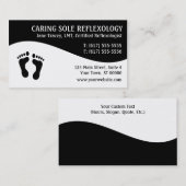 Reflexologist Reflexologist Visitekaartjes (Voorkant / Achterkant)