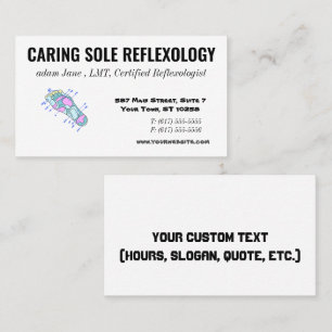 Reflexologist Reflexologist Visitekaartjes 2022