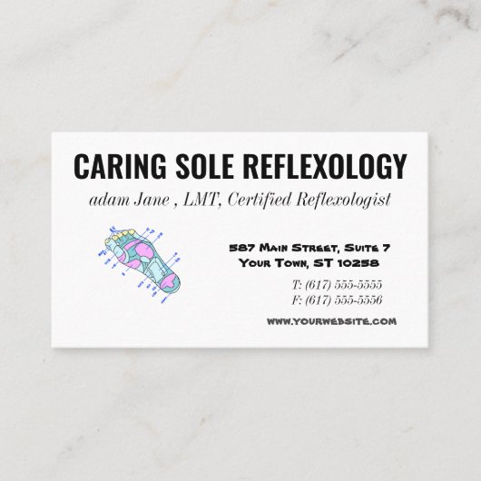Reflexologist Visitekaartjes 2022 (Voorkant)